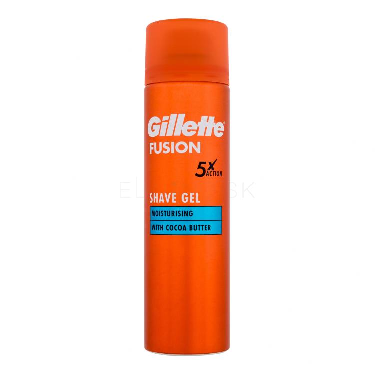 Gillette Fusion Moisturising Shave Gel Gél na holenie pre mužov 200 ml