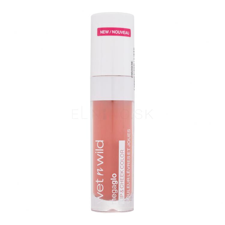 Wet n Wild MegaGlo Lip &amp; Cheek Color Rúž pre ženy 6,5 ml Odtieň Rosy Romance