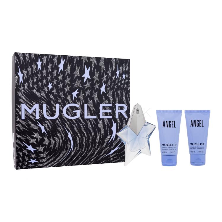 Mugler Angel SET2 Darčeková kazeta parfumovaná voda 25 ml + telové mlieko 50 ml + sprchovací gél 50 ml