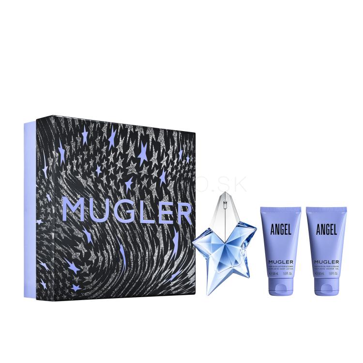 Mugler Angel SET2 Darčeková kazeta parfumovaná voda 25 ml + telové mlieko 50 ml + sprchovací gél 50 ml