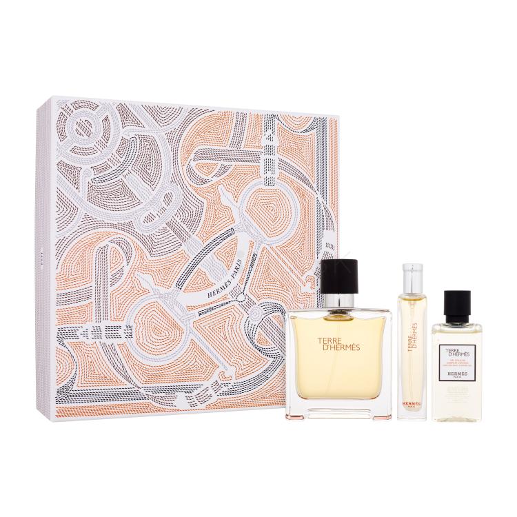 Hermes Terre d´Hermès Darčeková kazeta parfum 75 ml + parfum 15 ml + sprchovací gél 40 ml