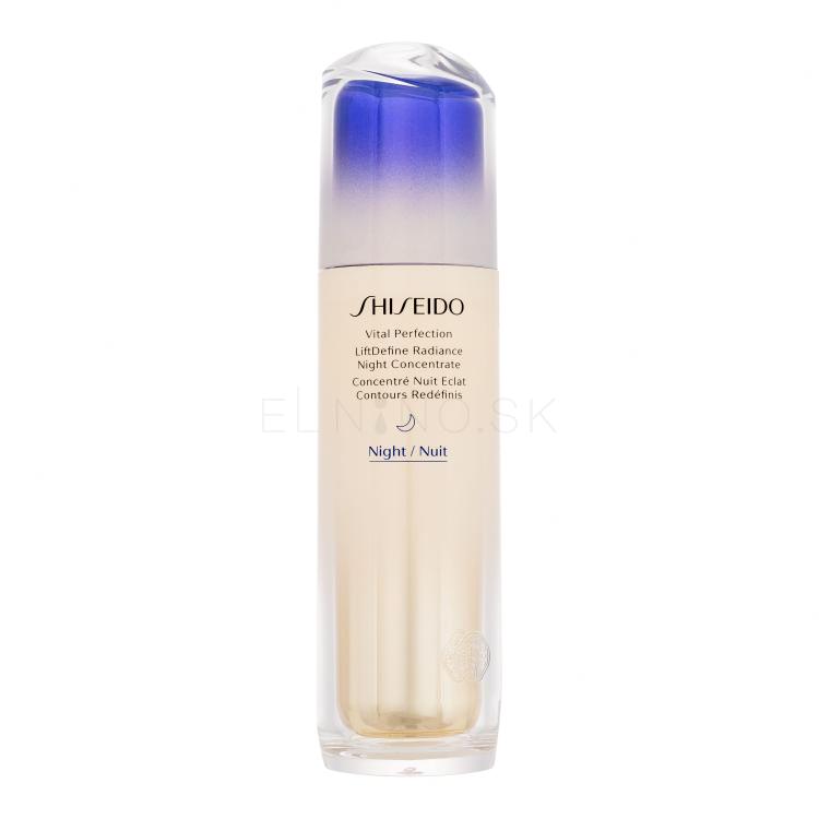 Shiseido Vital Perfection LiftDefine Radiance Night Concentrate Pleťové sérum pre ženy 80 ml