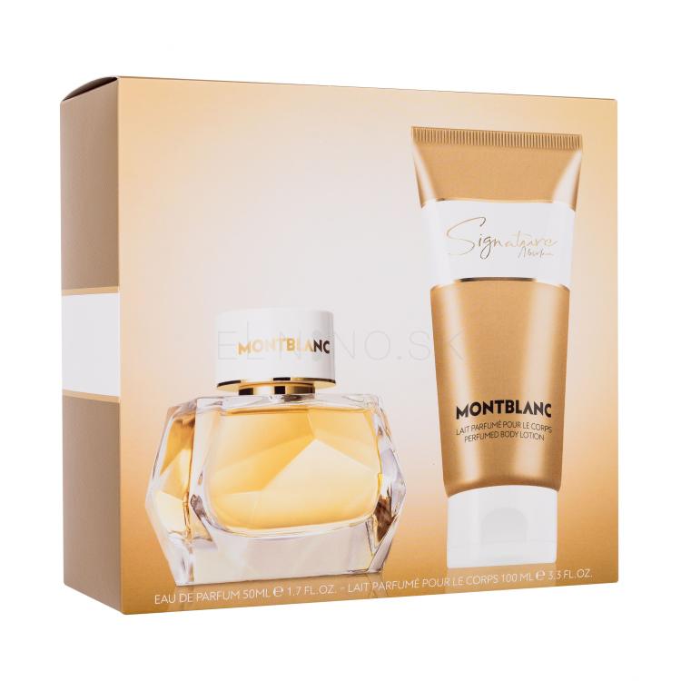 Montblanc Signature Absolue Darčeková kazeta parfumovaná voda 50 ml + telové mlieko 100 ml