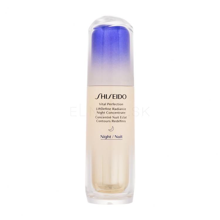 Shiseido Vital Perfection LiftDefine Radiance Night Concentrate Pleťové sérum pre ženy 40 ml