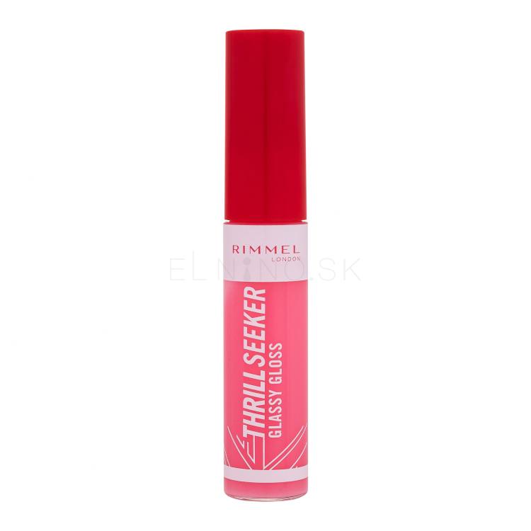 Rimmel London Thrill Seeker Glassy Gloss Lesk na pery pre ženy 11 ml Odtieň 150 Pink Candy