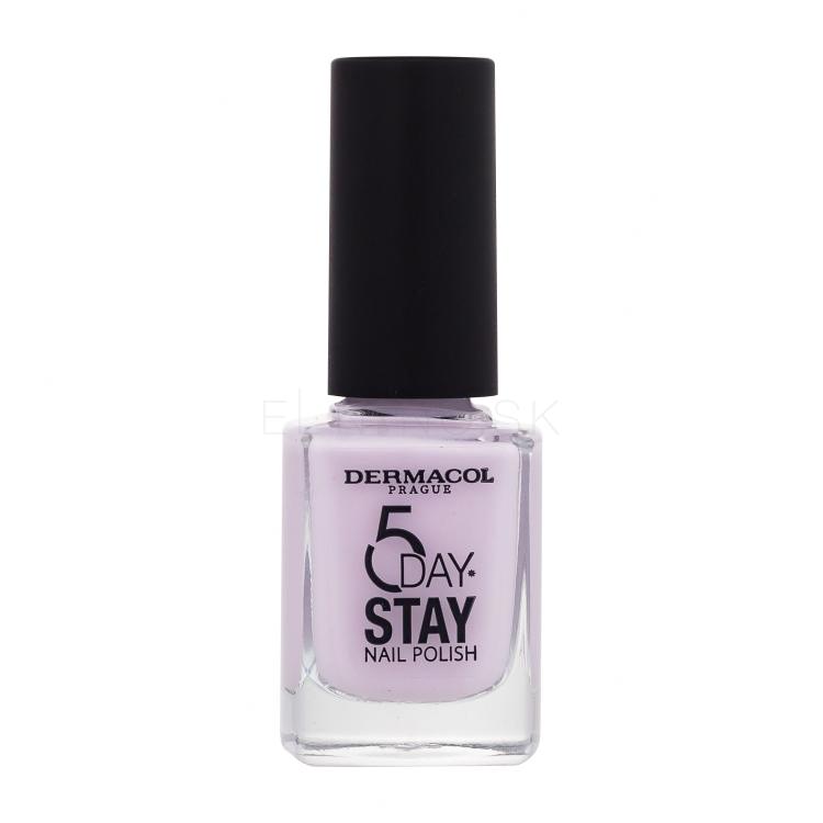 Dermacol 5 Day Stay Lak na nechty pre ženy 11 ml Odtieň 59 Mermaid White