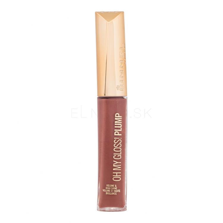 Rimmel London Oh My Gloss! Plump Lesk na pery pre ženy 6,5 ml Odtieň 758 Rosie Posie