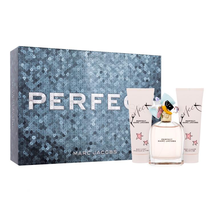 Marc Jacobs Perfect SET4 Darčeková kazeta parfumovaná voda 100 ml + telové mlieko 75 ml + sprchovací gél 75 ml