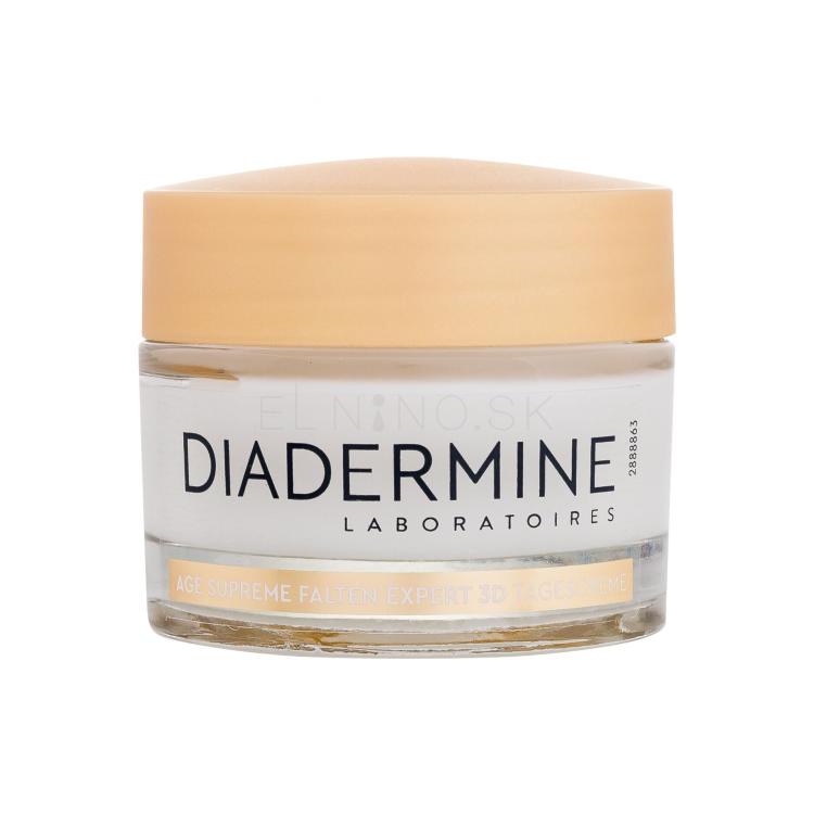 Diadermine Age Supreme Wrinkle Expert 3D Day Cream Denný pleťový krém pre ženy 50 ml poškodená krabička