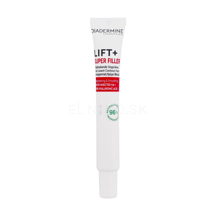 Diadermine Lift+ Super Filler Anti-Age Eye Cream Očný krém pre ženy 15 ml poškodená krabička