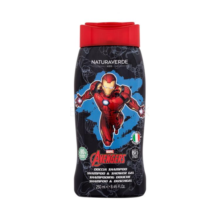 Naturaverde Avengers Shampoo &amp; Shower Gel Šampón pre deti 250 ml