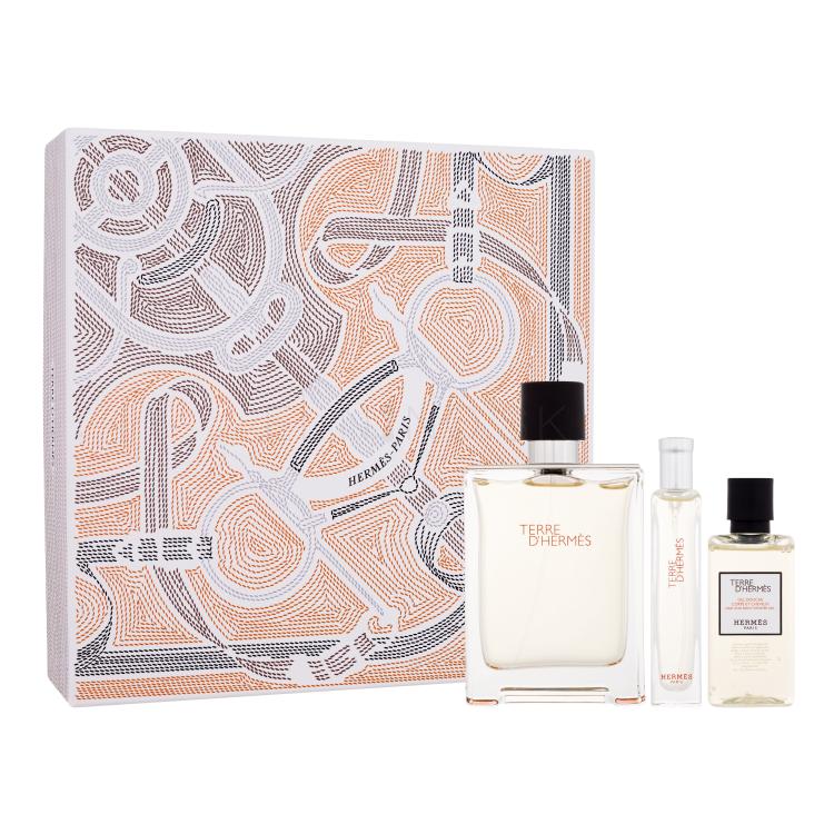 Hermes Terre d´Hermès Darčeková kazeta toaletná voda 100 ml + toaletná voda 15 ml + sprchovací gél 40 ml