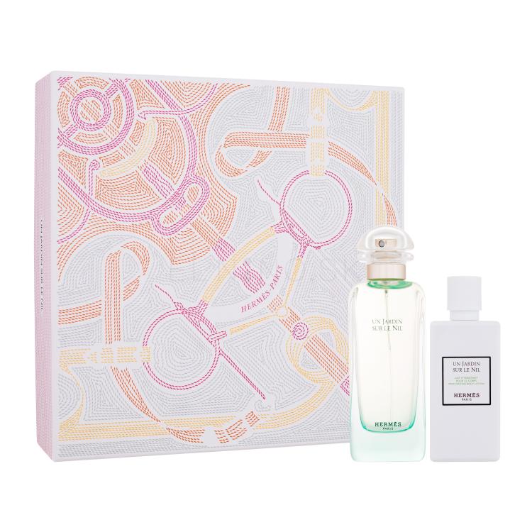 Hermes Un Jardin Sur Le Nil SET2 Darčeková kazeta toaletná voda 100 ml + telové mlieko 80 ml