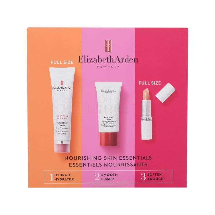 Elizabeth Arden Eight Hour Cream Nourishing Skin Essentials SET2 Darčeková kazeta telový balzam Eight Hour Cream Skin Protectant 50 ml + krém na ruky Eight Hour Cream Intensive Moisturizing Hand Treatment 30 ml + balzam na pery Eight Hour Cream Lip Protectant Stick SPF15 3,7 g