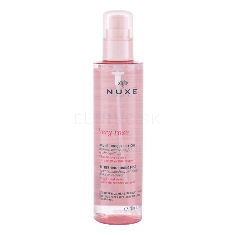 NUXE Very Rose Refreshing Toning Pleťová voda a sprej pre ženy 200 ml tester