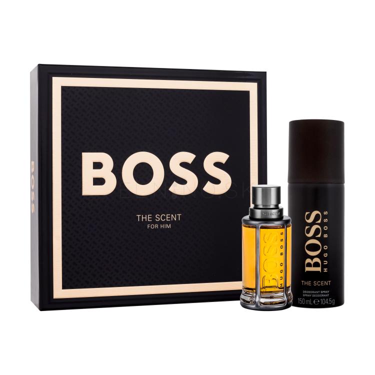 HUGO BOSS Boss The Scent 2015 SET3 Darčeková kazeta toaletná voda 50 ml + dezodorant 150 ml