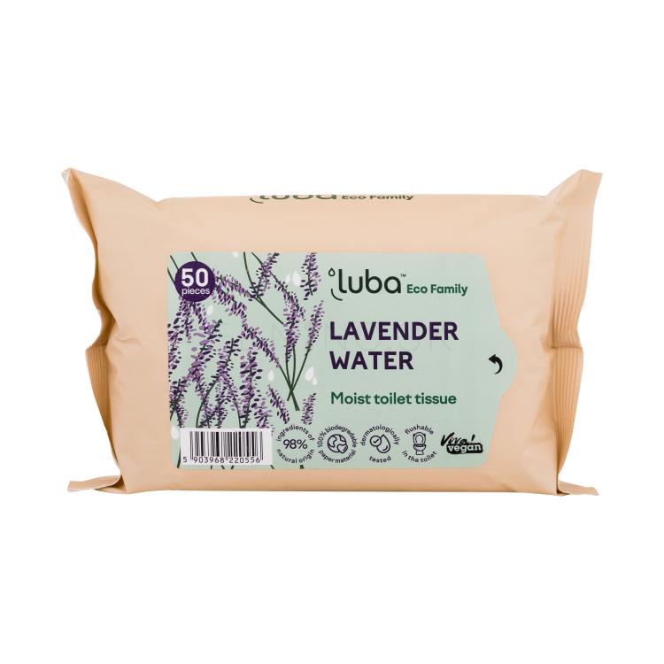 Luba Eco Family Lavender Water Vlhčený toaletný papier Set