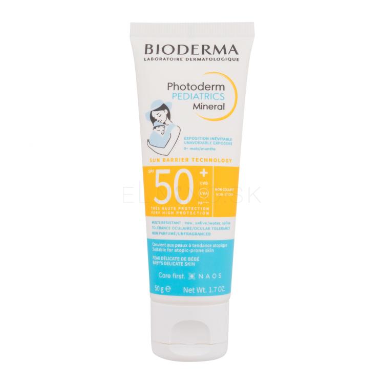 BIODERMA Photoderm Pediatrics Mineral SPF50+ Opaľovací prípravok na telo pre deti 50 g