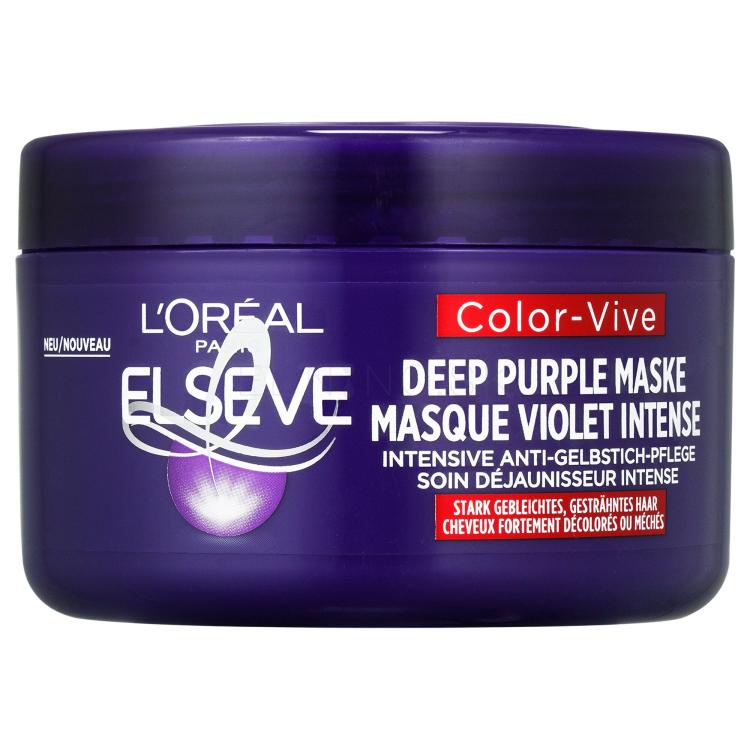 L&#039;Oréal Paris Elseve Color-Vive Deep Purple Mask Maska na vlasy pre ženy 250 ml