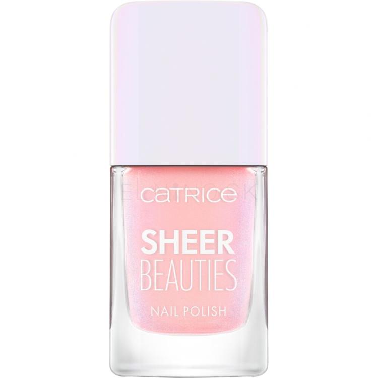 Catrice Sheer Beauties Nail Polish Lak na nechty pre ženy 10,5 ml Odtieň 090 Bubblegum Bliss