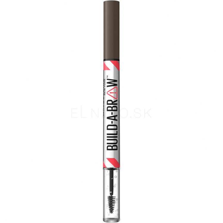 Maybelline Build-A-Brow Ceruzka na obočie pre ženy 1,4 g Odtieň 262 Black Brown