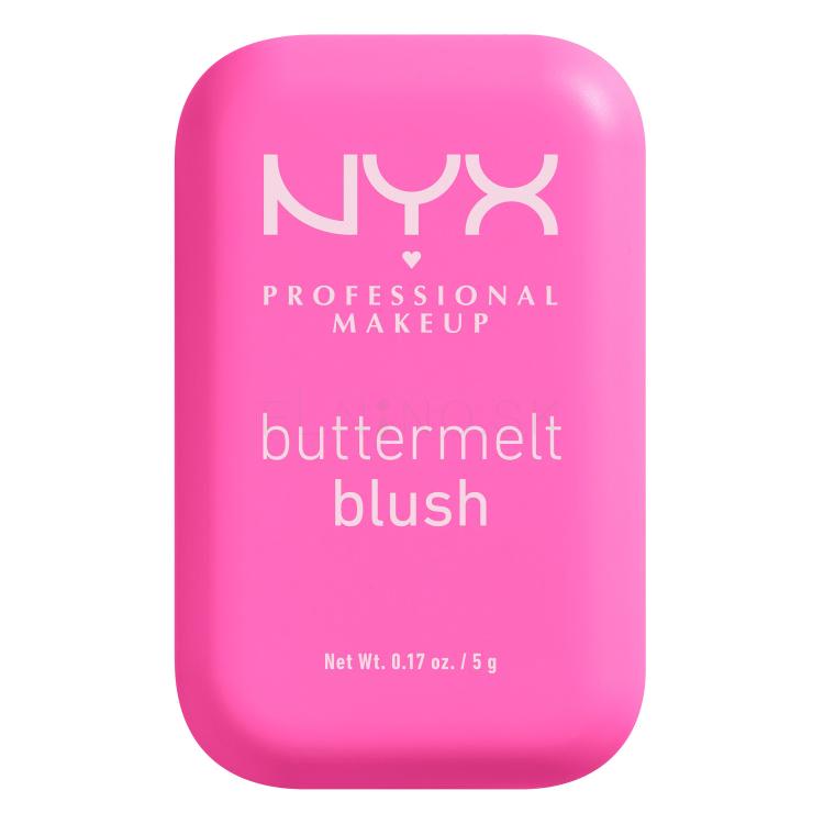 NYX Professional Makeup Buttermelt Blush Lícenka pre ženy 5 g Odtieň 01 My Butta Half