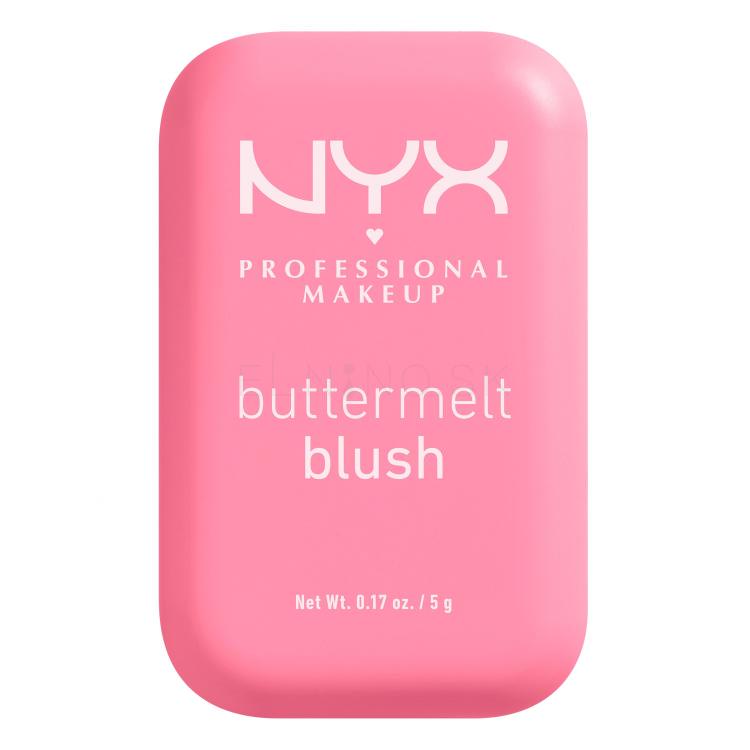 NYX Professional Makeup Buttermelt Blush Lícenka pre ženy 5 g Odtieň 02 Butta Together