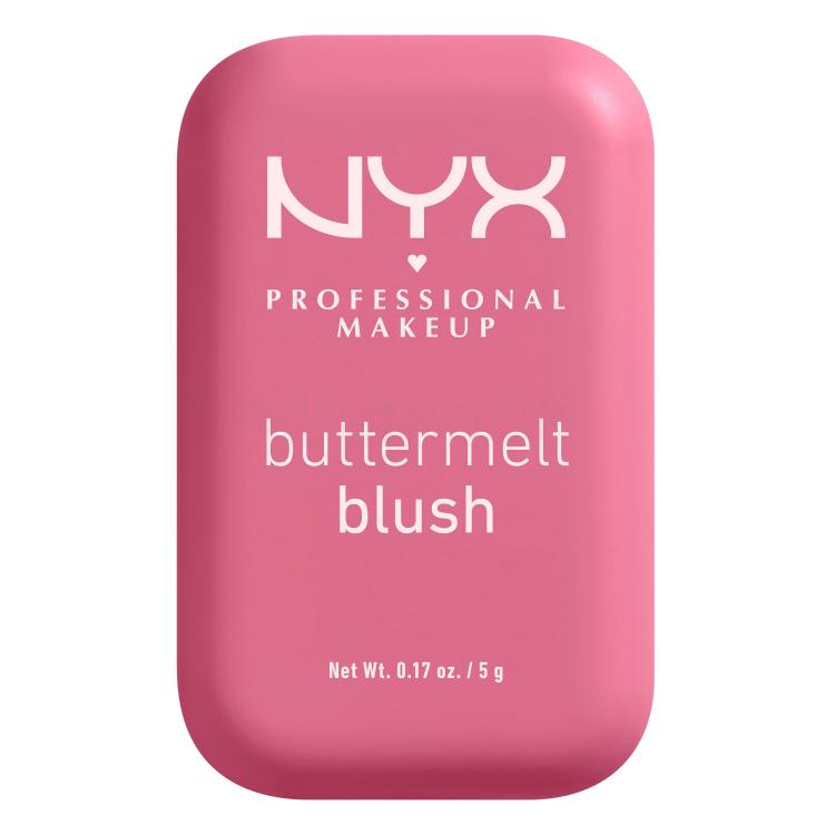 NYX Professional Makeup Buttermelt Blush Lícenka pre ženy 5 g Odtieň 06 For The Butta