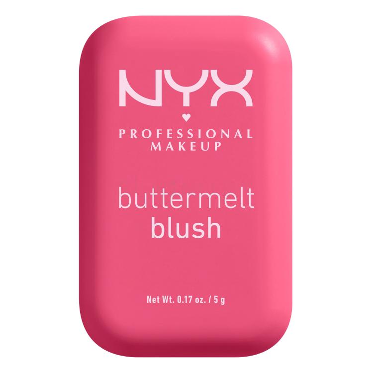 NYX Professional Makeup Buttermelt Blush Lícenka pre ženy 5 g Odtieň 08 Getting Butta