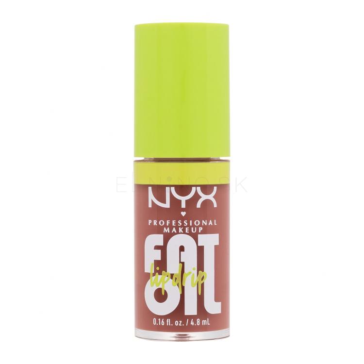 NYX Professional Makeup Fat Oil Lip Drip Olej na pery pre ženy 4,8 ml Odtieň 10 Splash Of Cream