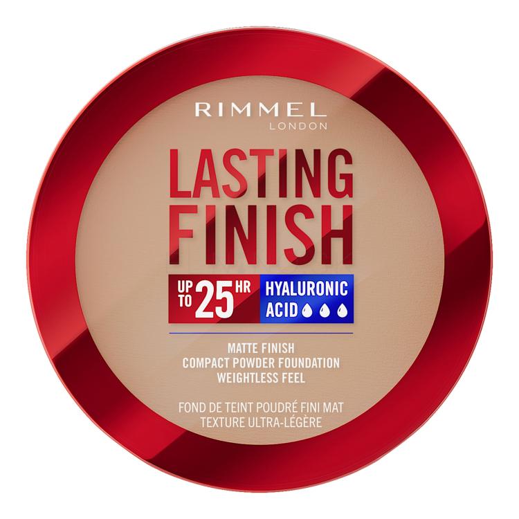 Rimmel London Lasting Finish 25H Compact Powder Foundation SPF20 Make-up pre ženy 7 g Odtieň 007 Golden Beige