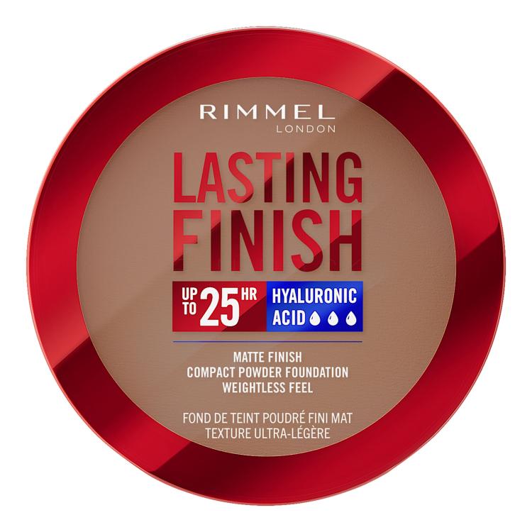 Rimmel London Lasting Finish 25H Compact Powder Foundation SPF20 Make-up pre ženy 7 g Odtieň 012 Cinnamon