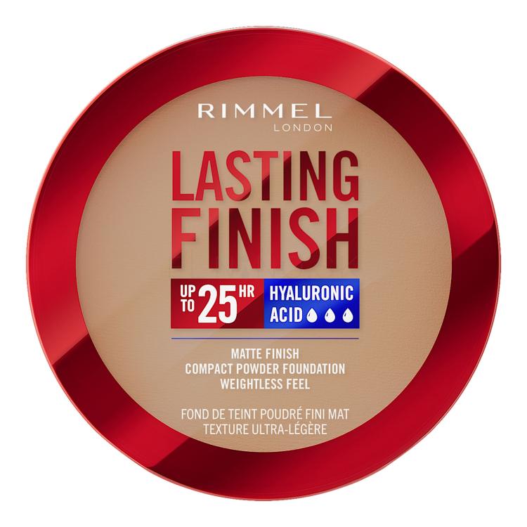 Rimmel London Lasting Finish 25H Compact Powder Foundation SPF20 Make-up pre ženy 7 g Odtieň 008 Soft Beige