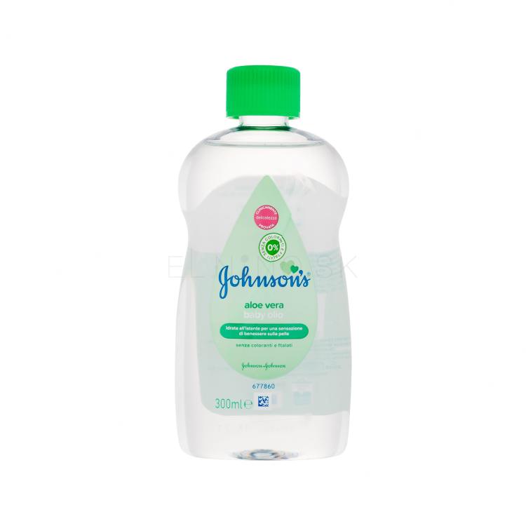 Johnson´s Baby Oil Aloe Vera Telový olej pre deti 300 ml