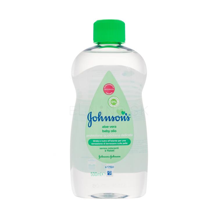 Johnson´s Baby Oil Aloe Vera Telový olej pre deti 500 ml