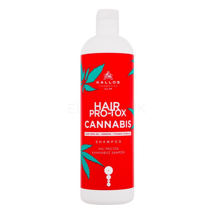 Kallos Cosmetics Hair Pro-Tox Cannabis Šampón pre ženy 500 ml