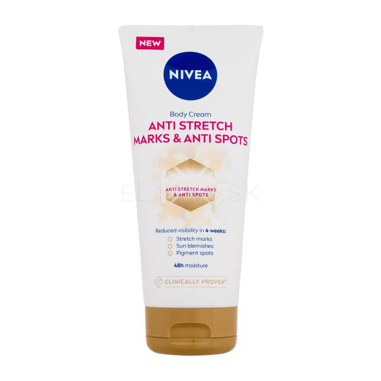 Nivea Luminous 630 Anti Stretch Marks &amp; Anti Spots Body Cream Telový krém pre ženy 200 ml