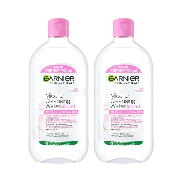 Set Micelárna voda Garnier Skin Naturals Micellar Cleansing Water All-in-1