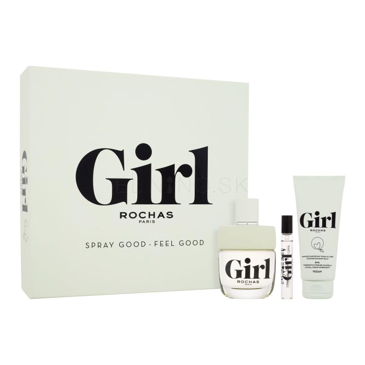 Rochas Girl Darčeková kazeta toaletná voda 100 ml + telový balzam 100 ml + toaletná voda 7,5 ml