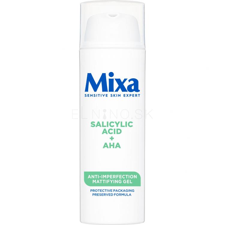 Mixa Salicylic Acid + AHA Anti-Imperfection Mattifying Gel Pleťový gél pre ženy 50 ml