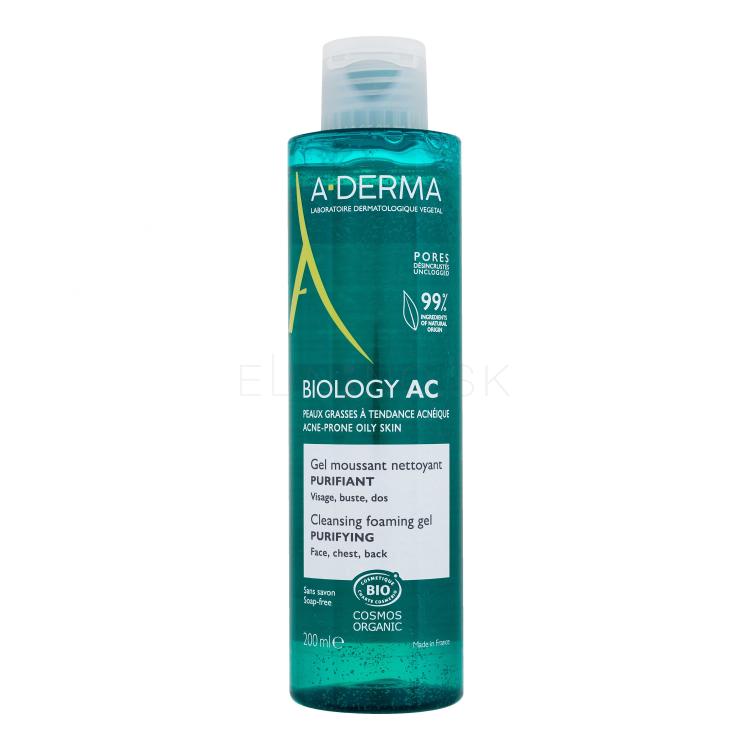 A-Derma Biology AC Cleansing Foaming Gel Čistiaci gél pre ženy 200 ml