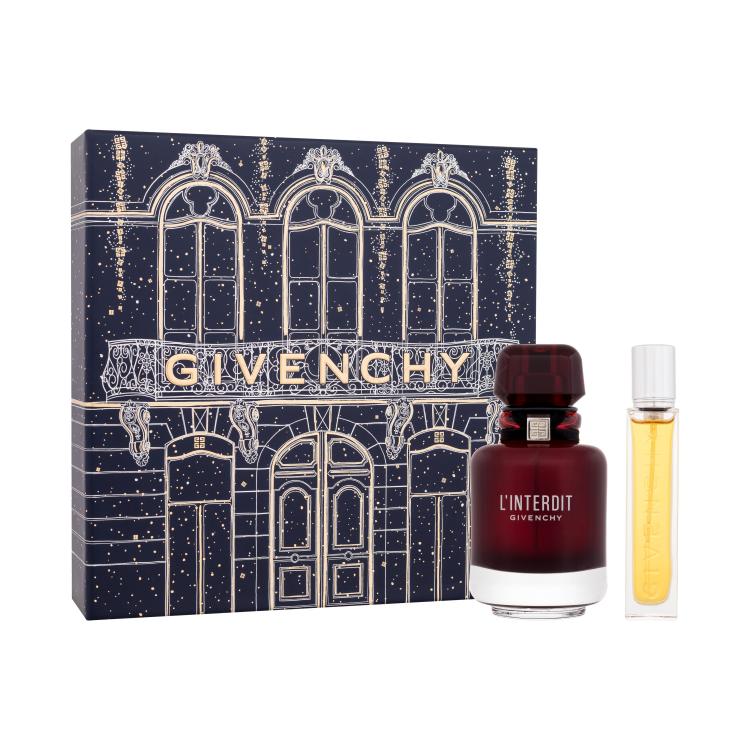 Givenchy L&#039;Interdit Rouge Darčeková kazeta parfumovaná voda 50 ml + parfumovaná voda 12,5 ml