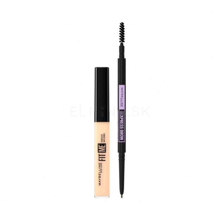 Set Korektor Maybelline Fit Me! + Ceruzka na obočie Maybelline Express Brow Ultra Slim