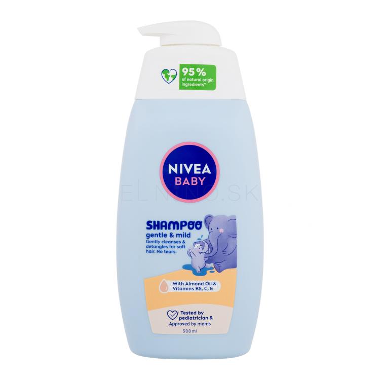 Nivea Baby Gentle &amp; Mild Shampoo Šampón pre deti 500 ml