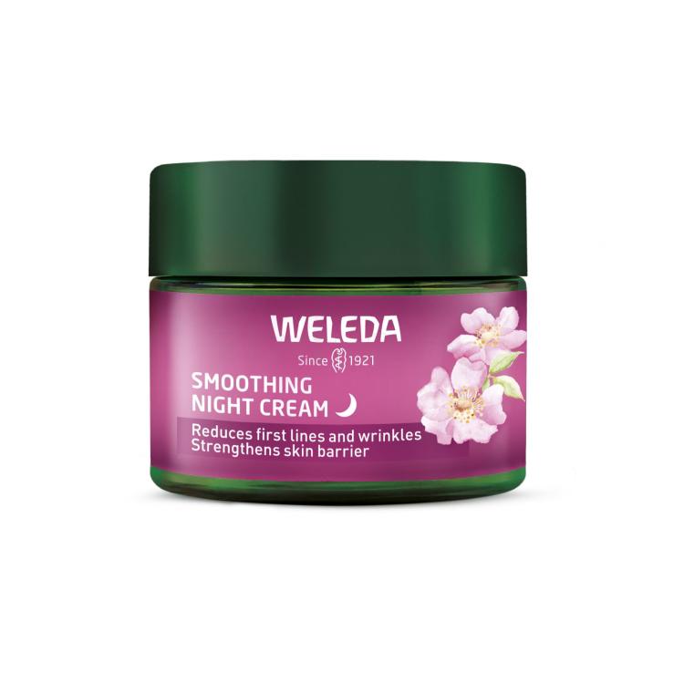 Weleda Wild Rose &amp; White Tea Smoothing Night Cream Nočný pleťový krém pre ženy 40 ml