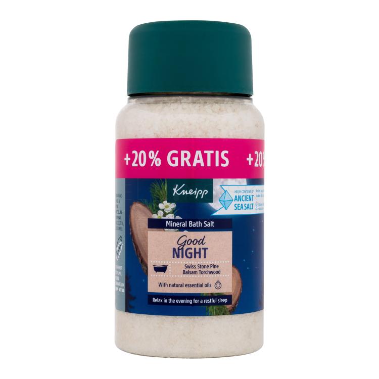 Kneipp Good Night Mineral Bath Salt Kúpeľová soľ 600 g