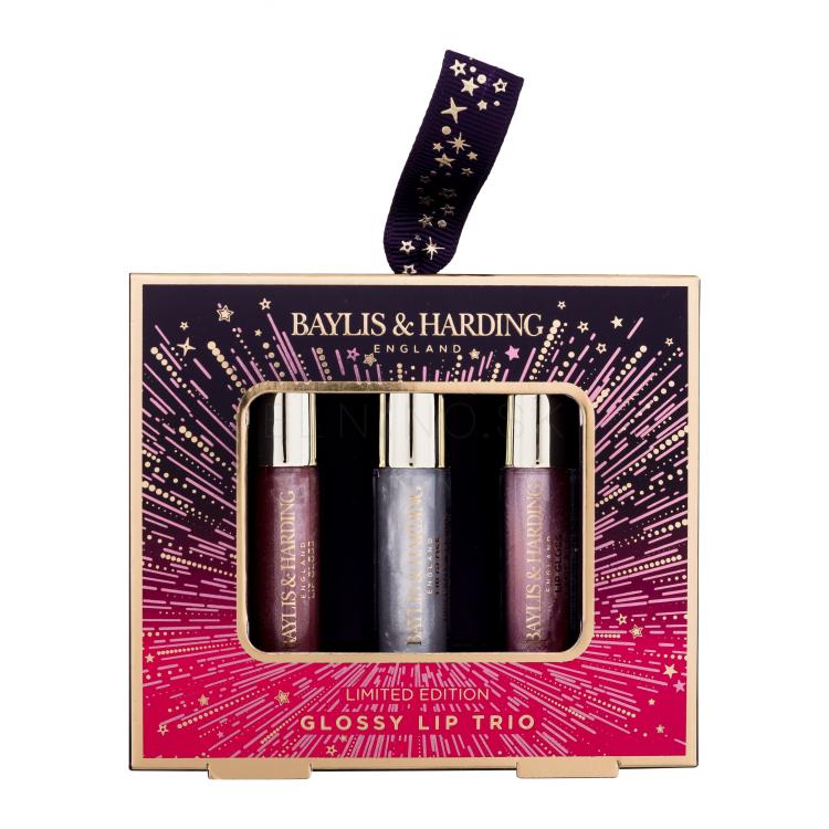 Baylis &amp; Harding Moonlight Fig Glossy Lip Trio Darčeková kazeta lesk na pery 3 x 2,5 ml