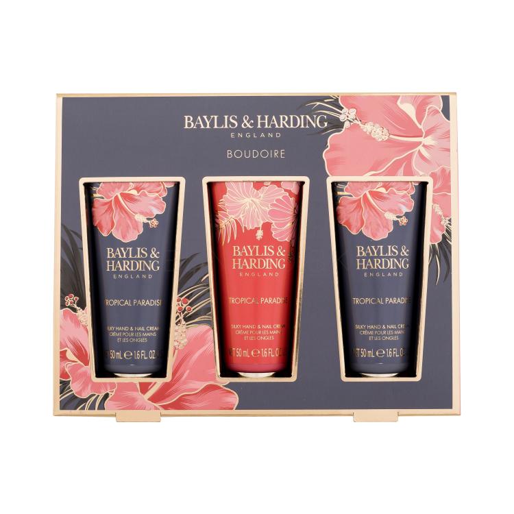 Baylis &amp; Harding Boudoire Tropical Paradise Darčeková kazeta krém na ruky a nechty 3 x 50 ml