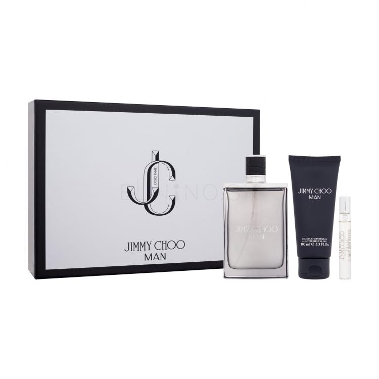 Jimmy Choo Man SET1 Darčeková kazeta toaletná voda 100 ml + sprchovací gél 100 ml + toaletná voda 7,5 ml