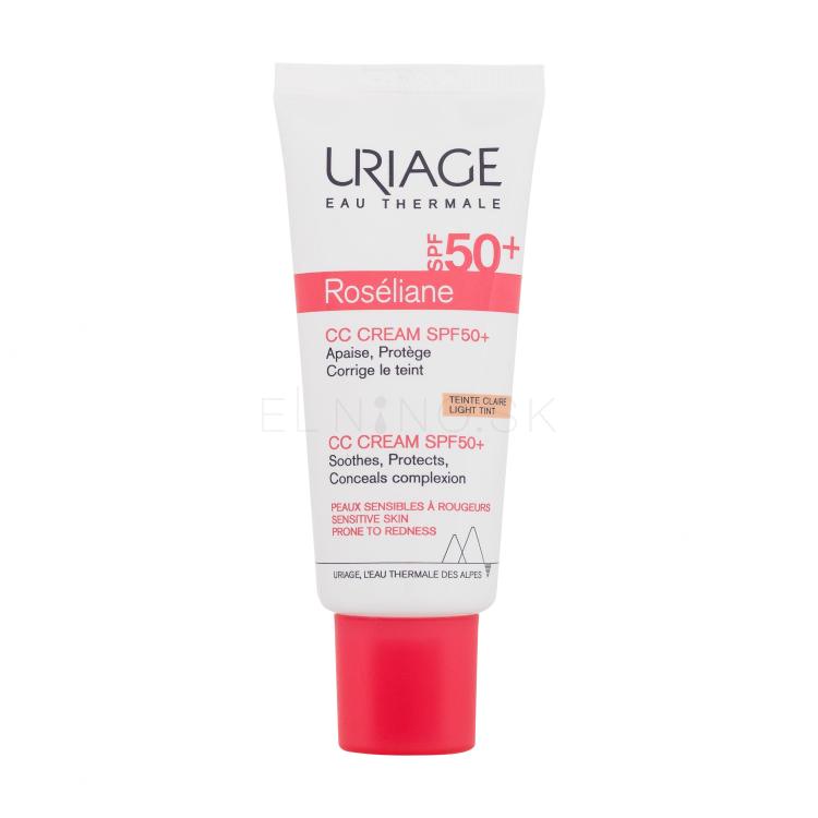 Uriage Roséliane CC Cream SPF50+ CC krém pre ženy 40 ml Odtieň Light Tint